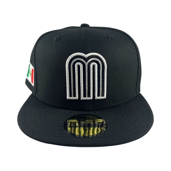 New Era Mexico Black 59FIFTY Fitted Hat - Picture 2 of 4